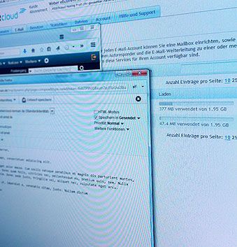 Mehr E-Mail-Speicherplatz